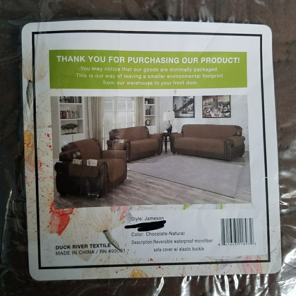 Reversible furniture cover .sofa